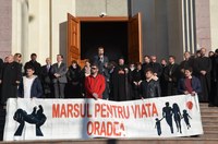 Adunare publică pentru susținerea familiei tradiționale și  Marș pentru viață la Oradea