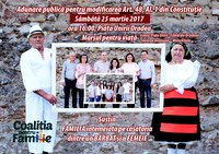 Adunare publică și Marş pentru viaţă la Oradea