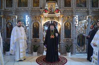 Binecuvântarea lucrărilor de înnoire a bisericii parohiale din  satul Girișu Negru