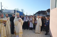 Biserica nouă din Topa de Sus târnosită de Chiriarhul Oradiei