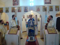 Chiriarhul Oradiei în vizită la parohia „Buna Vestire” din Nojorid