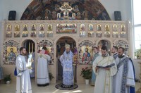 Chiriarhul Oradiei la hramul bisericii din enoria Palota