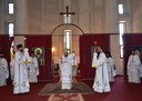 Chiriarhul Oradiei la noua Catedrală Episcopală din Oradea în Duminica a doua după Paşti
