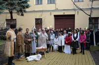 Colindatori la Centrul Eparhial al Episcopiei Oradiei