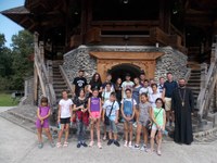 Copii din parohia bihoreană Bratca - pelerini în Maramureș