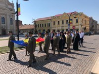 Drapelul Naţional al României sfințit la Oradea