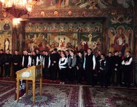 Elevii Liceului Ortodox în vizita la Centrul Eparhial