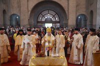 Înălțarea Domnului și Ziua Eroilor sărbătorite la  Catedrala Episcopală din Oradea