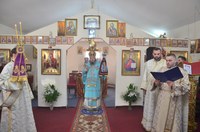 Liturghie arhierească de hram în Parohia Palota