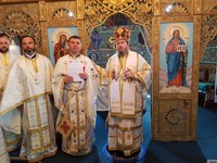 Liturghie arhierească de hramul bisericii din Sânnicolau de Beiuş 
