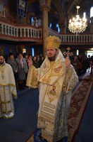 Liturghie arhierească în biserica parohială din Mierlău