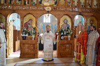 Liturghie arhierească în biserica parohială din Sânmartin
