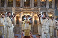 Liturghie arhierească în biserica Sfântul Ierarh Nicolae din Girișu Negru