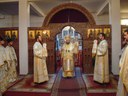 Liturghie arhierească în paraclisul de iarnă de la noua Catedrală Episcopală din Oradea 