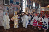 Liturghie arhierească în Parohia Ghighişeni din Eparhia Oradiei