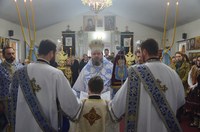 Liturghie arhierească la hramul bisericii din Palota, Eparhia Oradiei