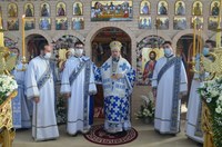 Liturghie arhierească la hramul bisericii din satul Palota