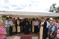Piatră de temelie pentru o nouă biserică la Vintere