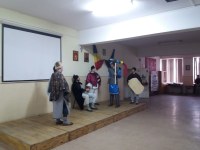 Piesa de teatru Încreștinarea dacilor   la Liceul Ortodox din Oradea