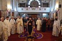 Prima Sfântă Liturghie arhierească în noua biserică din parohia bihoreană Rontău