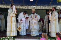 Sfinţirea bisericii din filia Sălişte de Pomezeu a parohiei Săucani