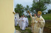 Sfințirea lucrărilor de înnoire de la biserica parohială din satul Ponoară