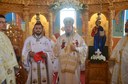 Târnosire de biserică şi Liturghie arhierească în parohia Călătani
