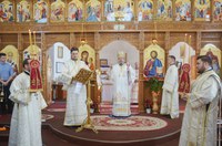 Vizită arhierească în parohia Tileagd