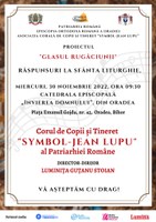 Zi de hram la Catedrala Episcopală alături de Corul „Symbol-Jean Lupu” al Patriarhiei Române